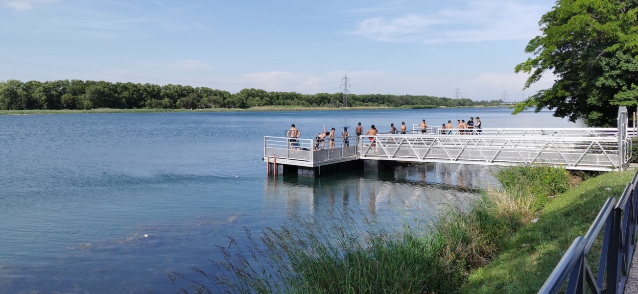 2022 Baignade dans le canal de Jonage © O Pillonel