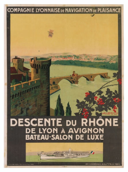 Affiche croisière © Promofluvia BMLyon