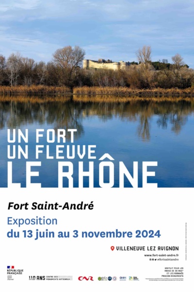 Affiche exposition Rhone fort Saint Andre