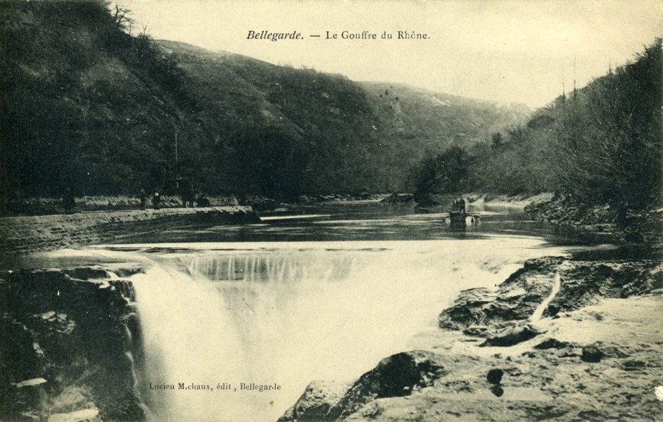 Bellegarde Le Gouffre du Rhône © Coll Rondeau, Promofluvia - BM Lyon