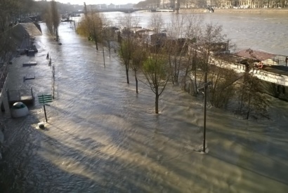 Crue quai Rhône Lyon 2018 © Capsurlerhône