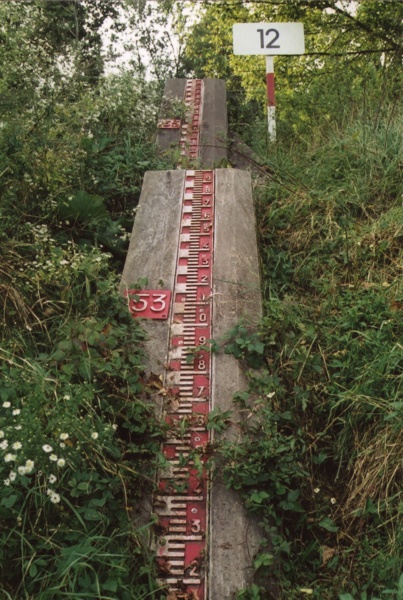 Échelle de crue © SMIRIL
