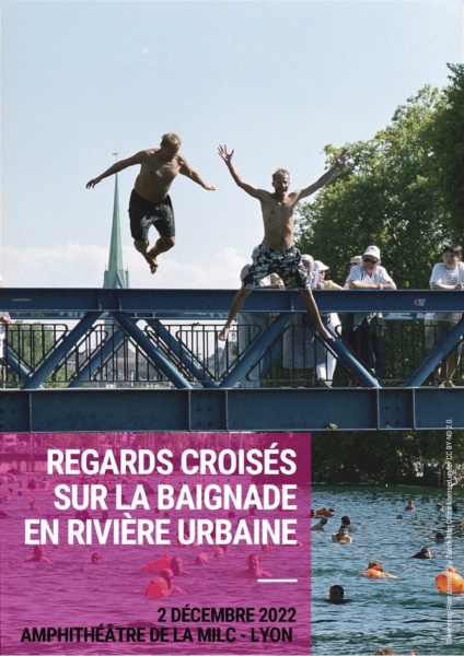 Flyer Colloque baignade urbaine © labex IMU