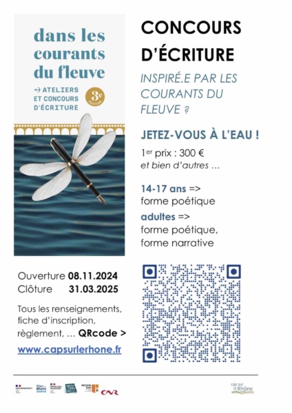 Flyer Dans les courants du fleuve 2024 25 © Cap sur le Rhone