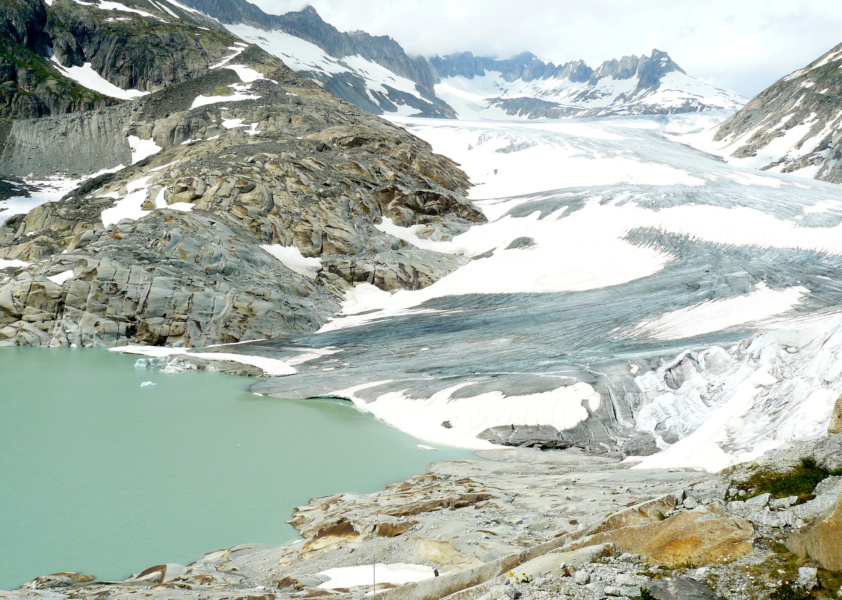 Glacier du Rhône © P Gras