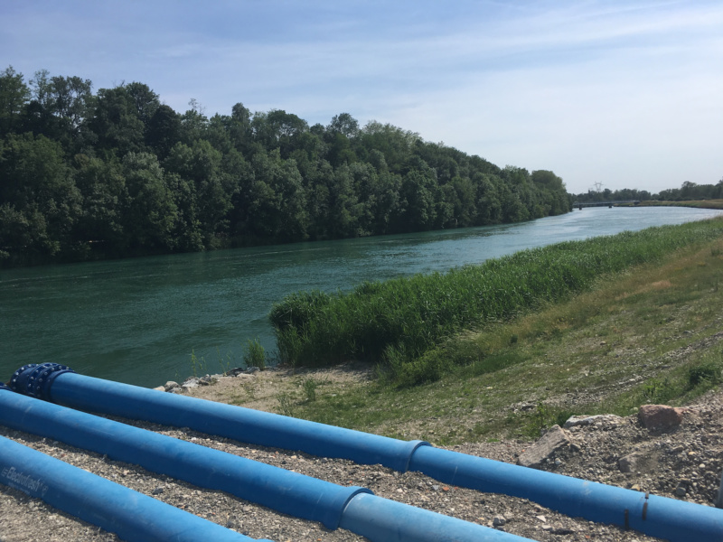 La lone et le canal de Jonage © Cap sur le Rhone