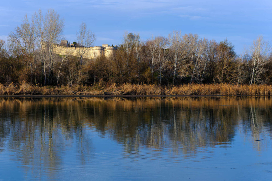 Le fort Saint Andre vu depuis le Rhone CMN © Camille Moirenc