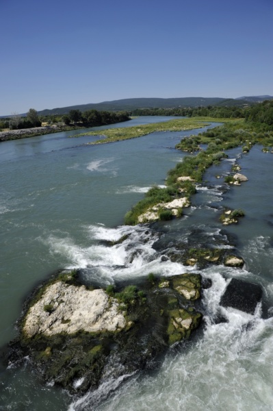 Le Rhône à Donzère - Drôme Provençale© © M. Rougy/Auvergne-Rhône-Alpes Tourisme