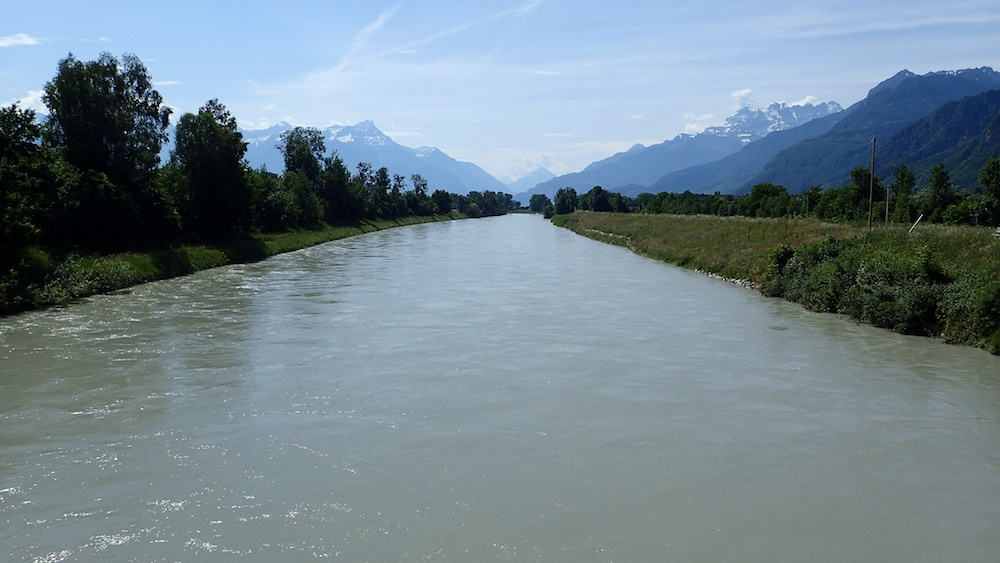 Le Rhône dans le Valais © Jean-Louis Michelot