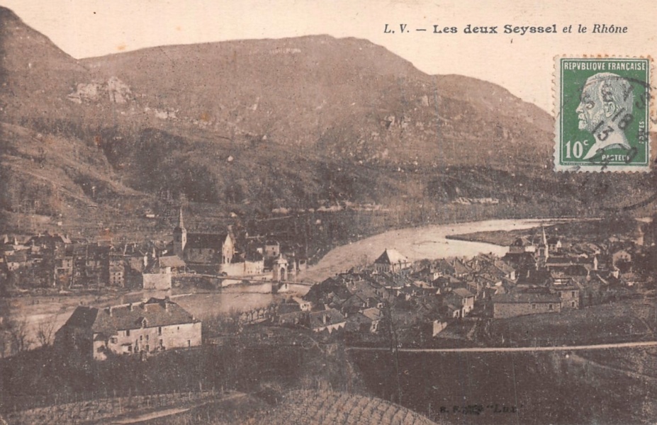 Les deux Seyssel et le Rhone @ DR Deyrieux