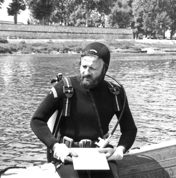 Louis Bonnamour en 1983 Chalon © L Bonnamour