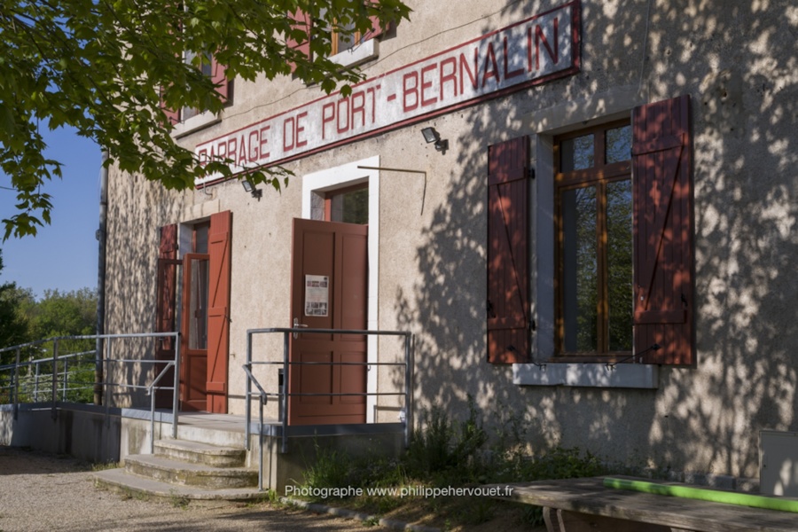 Maison éclusière de Port-Bernalin à Parcieux © Philippe Hervouet