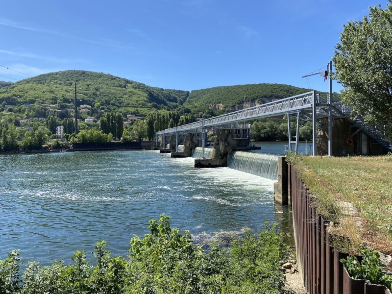 ouvrage de regulation sur la Saone © VNF