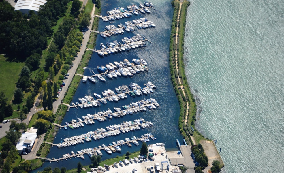 Port Eperviere vue aerienne © CCI Drome