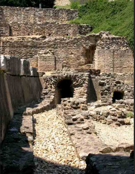 Thermes de la rue des Farges © Service Archeologique de la Ville de Lyon