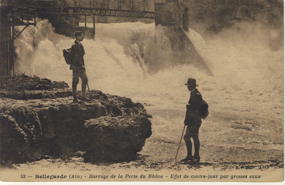 Tourisme sur le site des Pertes du Rhône © Coll Dürenmatt, Promofluvia-BMLyon