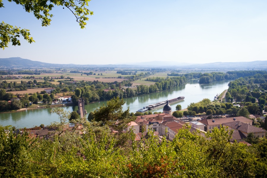 Trévoux et la Saône © Daniel Gillet Avenir Dombes Saône