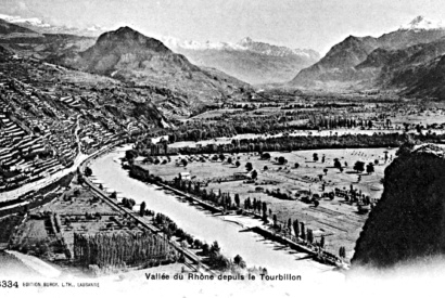 Vallee du Rhone et vue generale, Sion 1900 © Bourgeoisie de Sion Mediatheque Valais Martigny.jpg