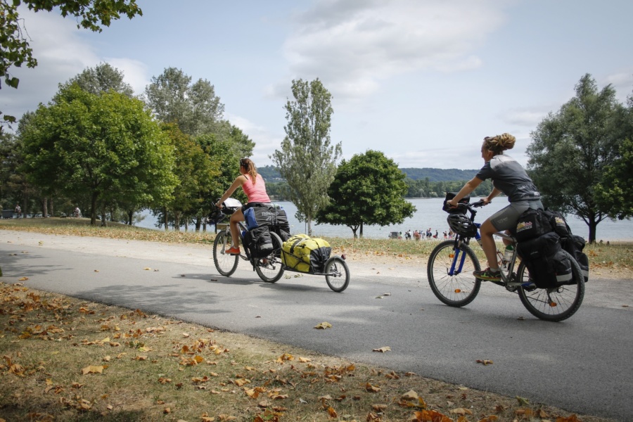 ViaRhôna au Grand Parc Miribel Jonage© M Andre