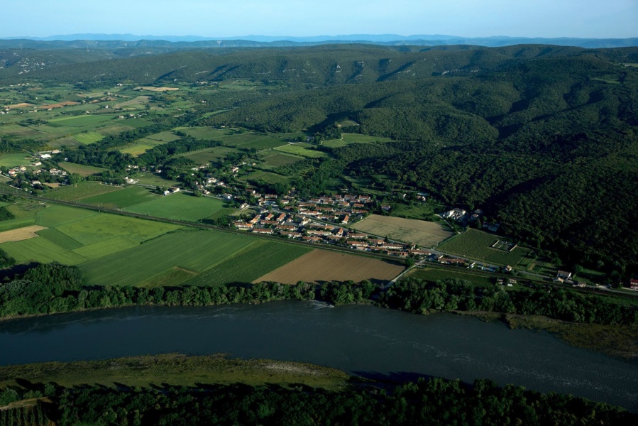 vue aerienne cite du barrage©T Zilberman