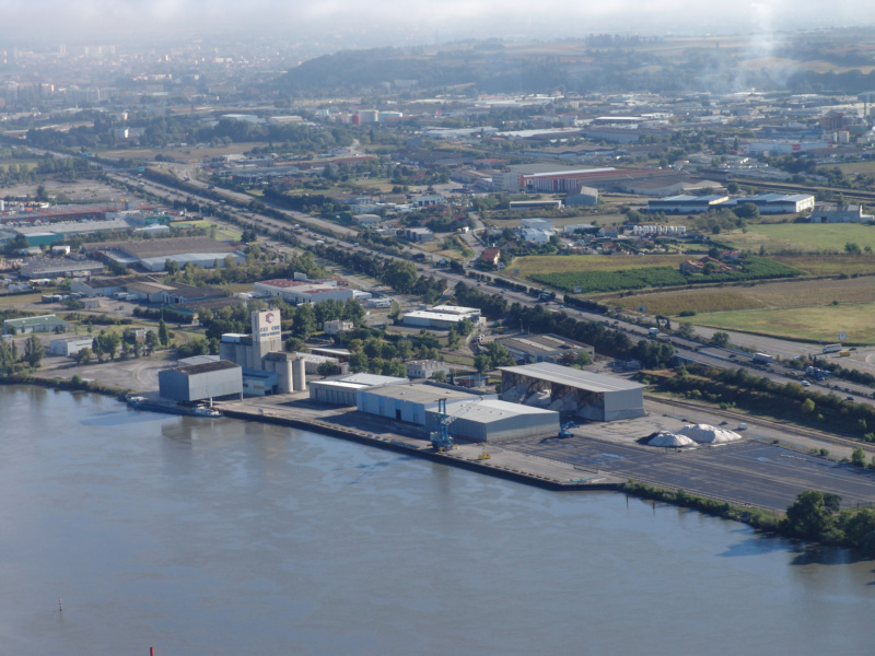 Vue sur le Port de Commerce © Chambre de Commerce et d industrie de la Drome